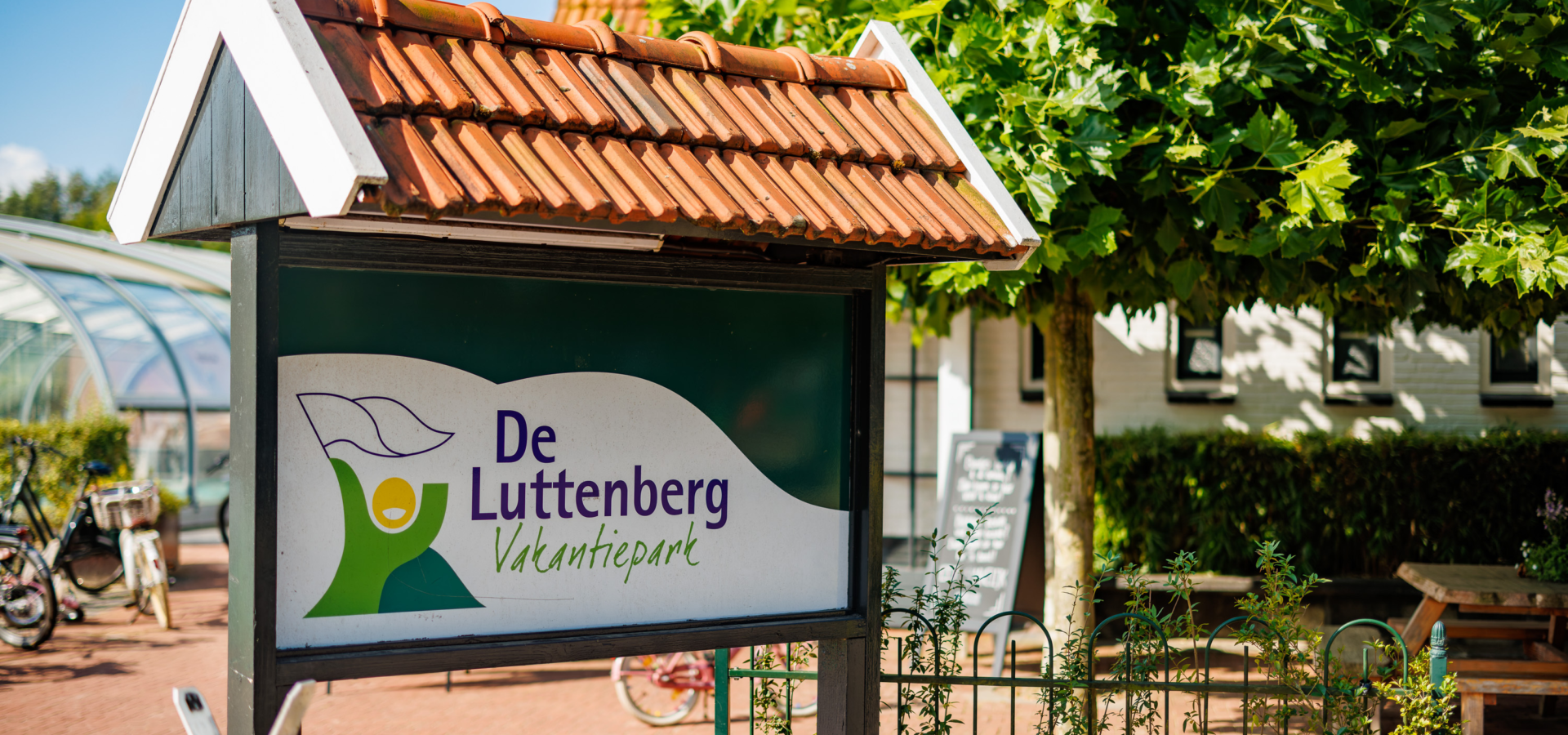 Ingang van de Luttenberg in de omgeving van Raalte