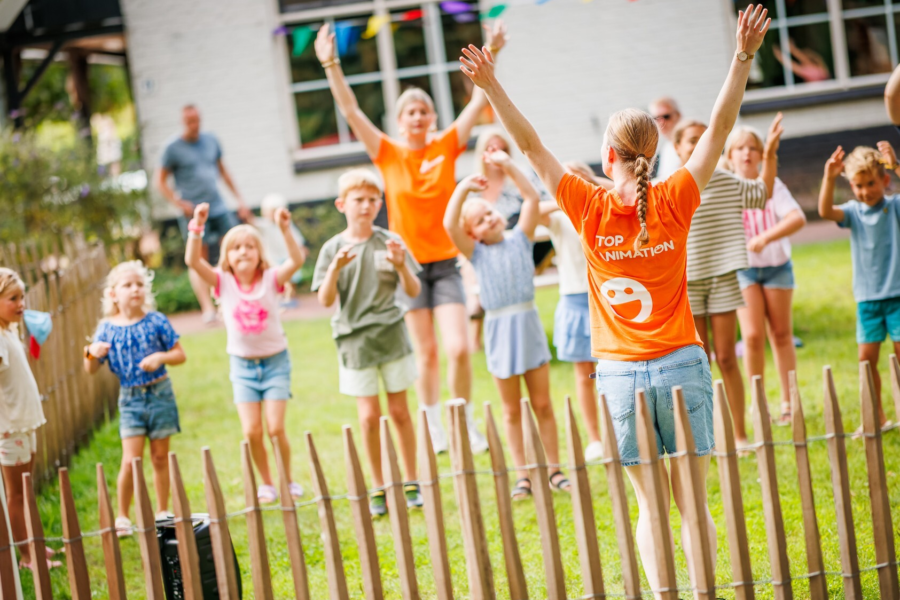 Dansen in de voortuin met Top animatie