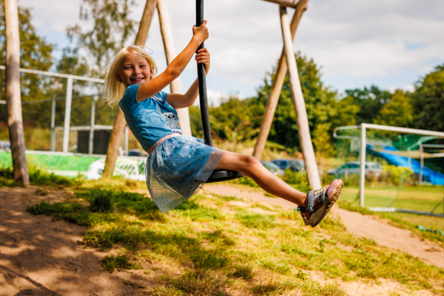 Kabelbaan waar kinderen gratis gebruik van mogen maken
