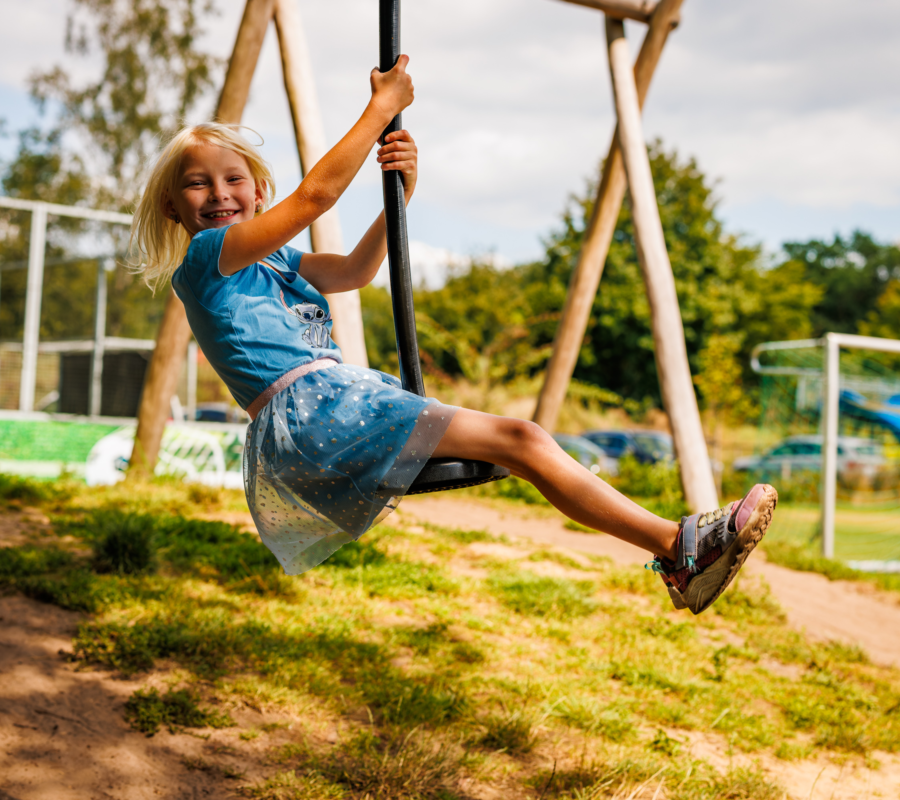 Kabelbaan waar kinderen gratis gebruik van mogen maken