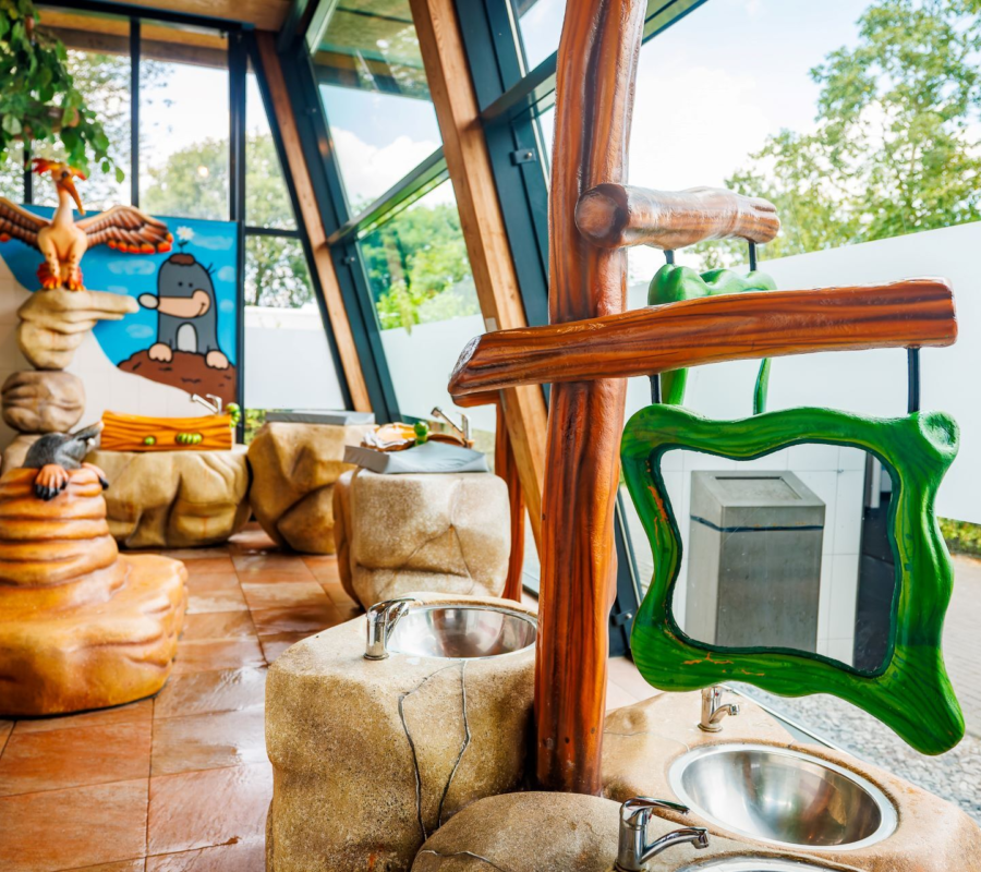 Familiencampingplatz mit familienduschen